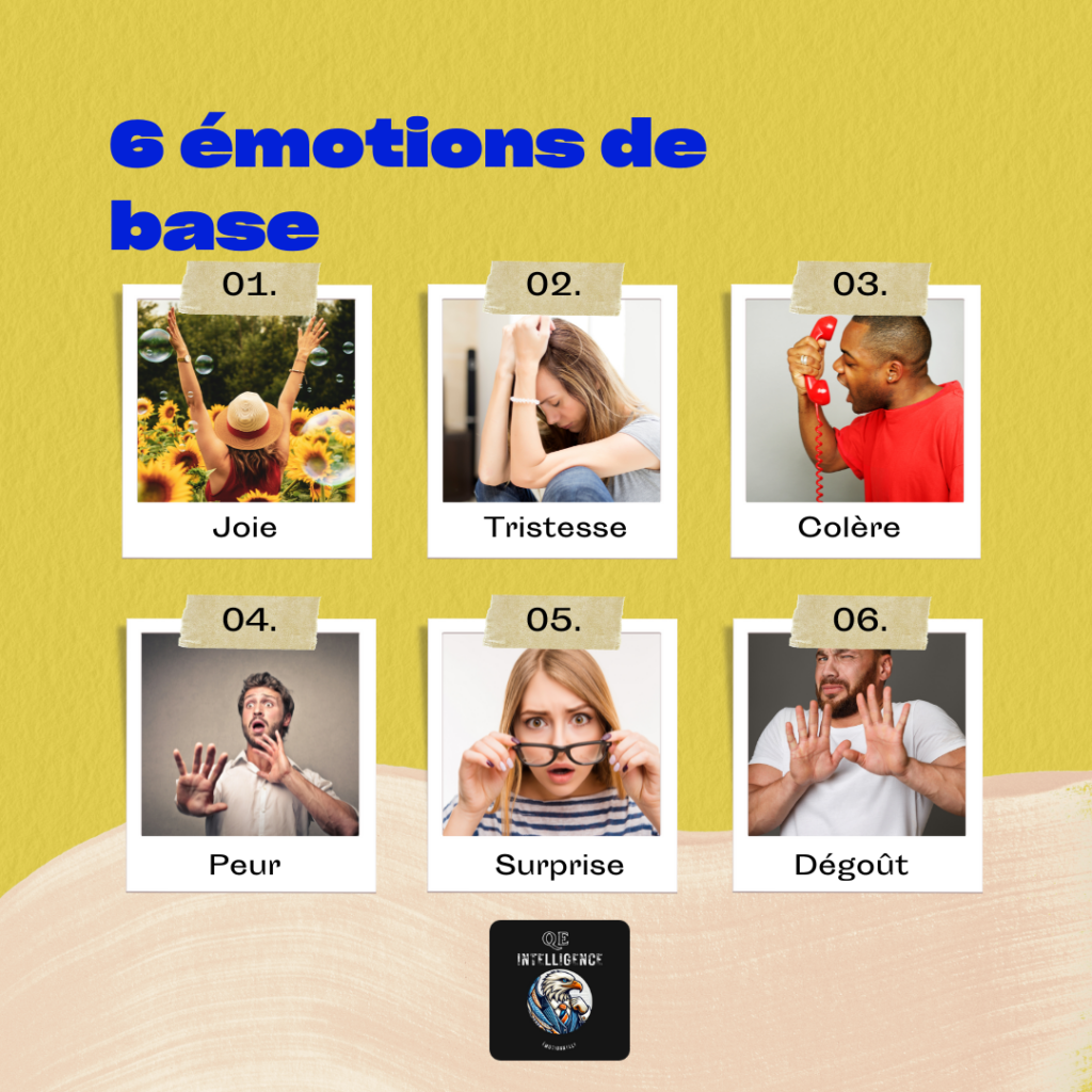 6 émotions de base